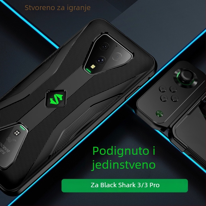 Helo silikonska futrola s potpunim pokrovom za Black Shark 4 Pro, Black Shark 3 zaštitno kućište i Black Shark 4 otporno na pad