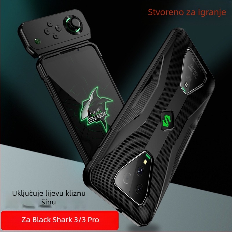 Helo silikonska futrola s potpunim pokrovom za Black Shark 4 Pro, Black Shark 3 zaštitno kućište i Black Shark 4 otporno na pad