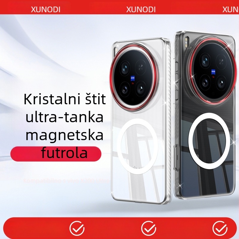 Xundd X300Pro zaštitna maska za Vivo — polovični omotač, PC materijal, toplinski presing, funkcija ogledala, kreativni stil