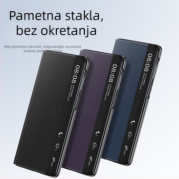 MateX6 zaštitni kućište s pametnim prozorom, okvirnog tipa stil, PC+koža, Voltage izrada, Bez prilagodbe