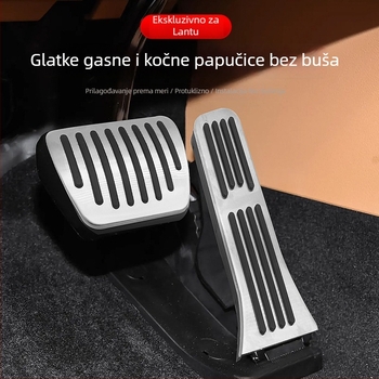 Set pedala za gas i kočnice od aluminijskog legura za Lantu Dreamer, Confidant i Lantu FREE — pedala za vozača s protivkliznim dizajnom za automatski mjenjač