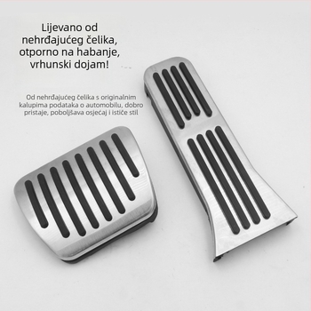 Set pedala za gas i kočnice od aluminijskog legura za Lantu Dreamer, Confidant i Lantu FREE — pedala za vozača s protivkliznim dizajnom za automatski mjenjač