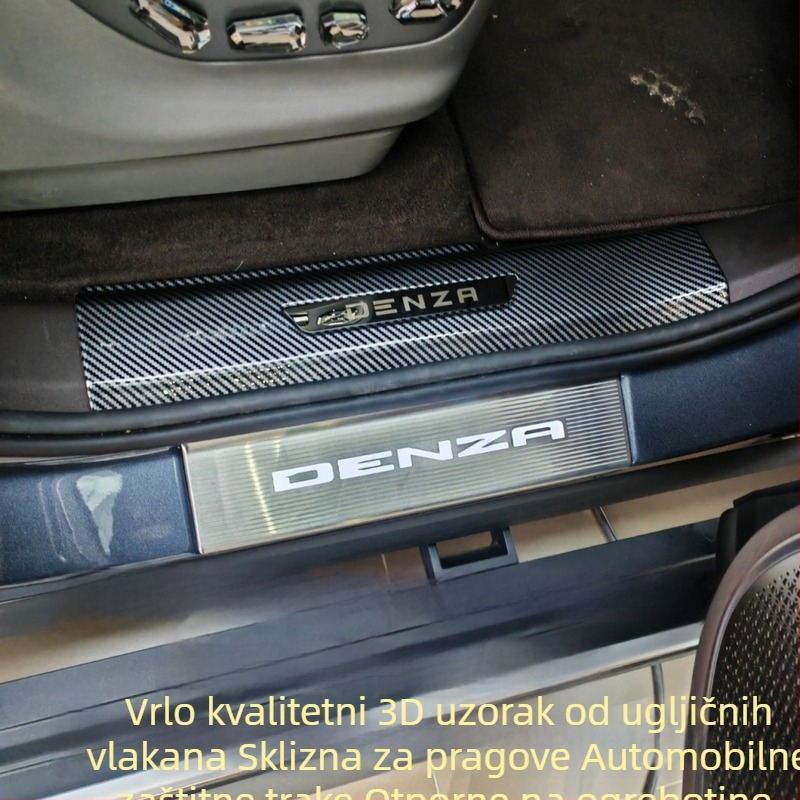 Zaštitni prag Denza N9 — plast, protiv ogrebotina, protiv udaranja, kompatibilan Denza N9, automatski mjenjač, Marke Jita