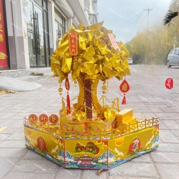 DIY set Money Tree – Materijal: papir, Pakiranje: Opp bag, Uključuje video upute, Marka: Confinement Buddhist Art