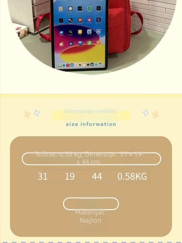 Unisex Oxford ruksak za školu i putovanja, 20–35L, kompatibilan s 15-inčnim laptopom, prozračne naramenice