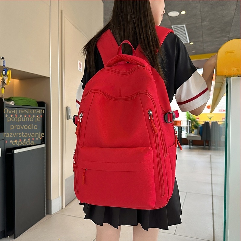 Unisex Oxford ruksak za školu i putovanja, 20–35L, kompatibilan s 15-inčnim laptopom, prozračne naramenice