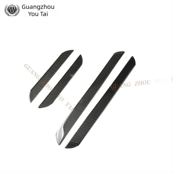 Automobilska prag zaštitna traka s karbonskim uzorkom, protiv sudara, univerzalna kompatibilnost, mogućnost prilagodbe obrade