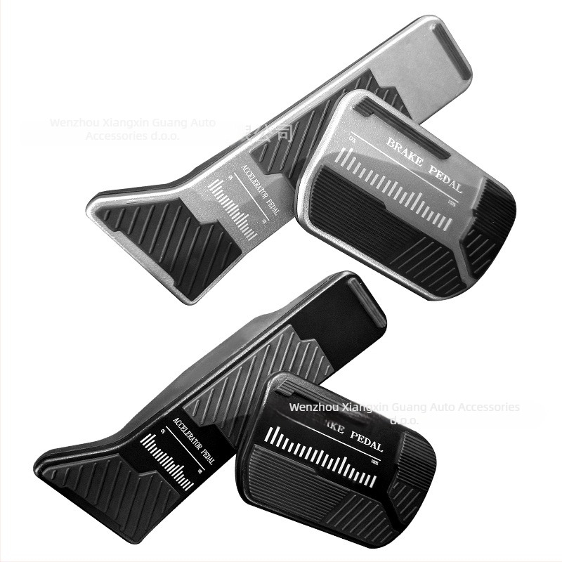 Kryt pedala od aluminijskog legura za pedalu gasa i kočnice, protuklizni zaštitni poklopac, BJ40 kompatibilan, automatski mjenjač, prilagodljiva obrada