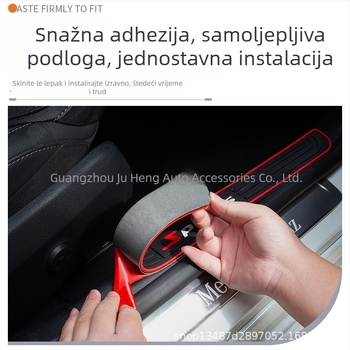 Zaštitna traka praga automobila (Marka: Ask kui; Materijal: PVC; Poreklo: Guangzhou; Model: 881130; Univerzalna kompatibilnost)