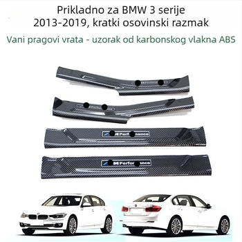 Zaštitna prah-lijesa za BMW 3. Serija (2013–2019) – plastika, prilagodljivo obrađivanje