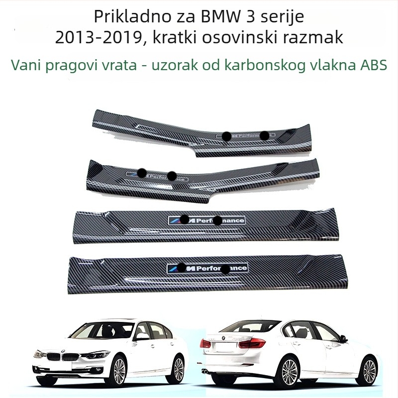 Zaštitna prah-lijesa za BMW 3. Serija (2013–2019) – plastika, prilagodljivo obrađivanje