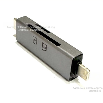 Type-C OTG čitač kartica – SD/TF podrška, USB 2.0, vanjska instalacija, kompatibilan s Android telefonom, metalno kućište