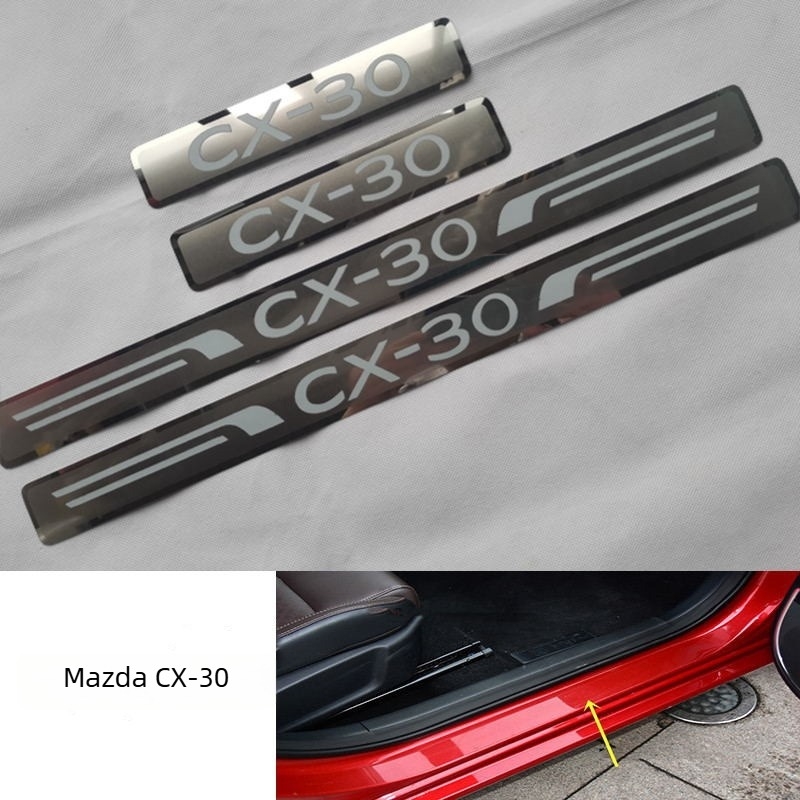 Prag vrata Mazda CX-30 (2020) – nehrđajući čelik, LB/Lyboss