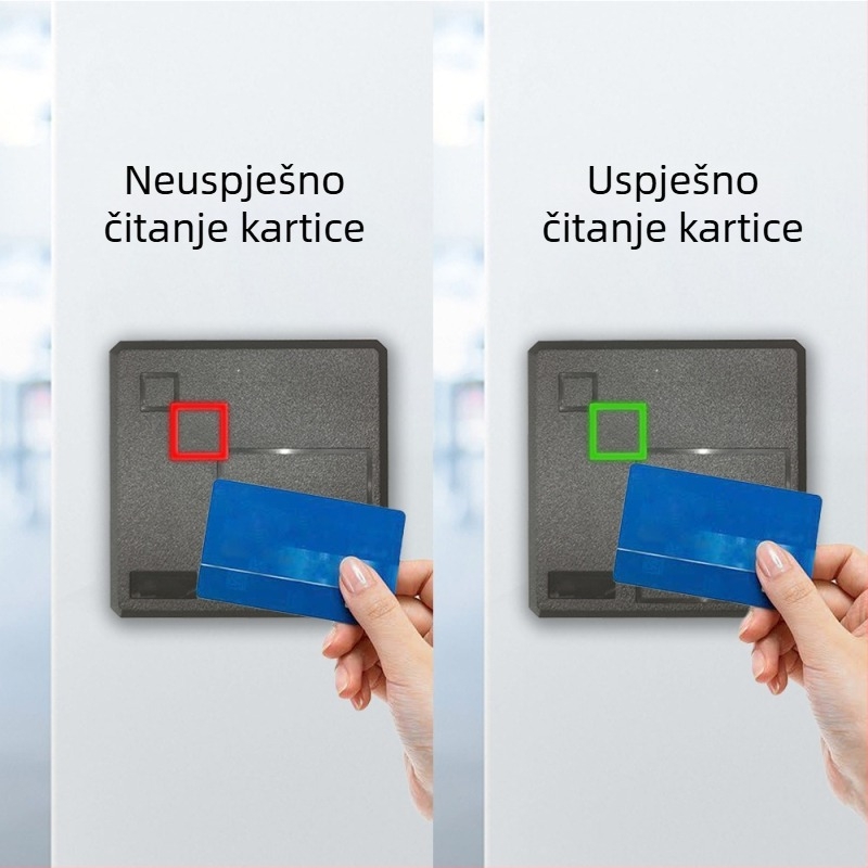 Čitač kartica WG26/WG34 – model Y86, IC/ID kartice kompatibilnost, domet senzora 4–10, napajanje 5V
