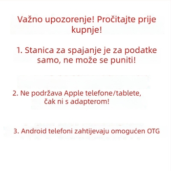 8-portni USB-C hub s čitačem SD/TF kartice, USB 3.0/2.0 i 3,5 mm zvučni izlaz
