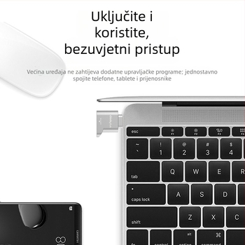 Lenovo D201 USB 2.0 Type-C na Micro čitač kartica, podržava TF kartice