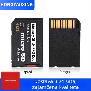 PSP Memory Stick adapter za TF karticu – USB 2.0, Univerzalni PSV1000/2000 kompatibilan, Konverter memorijske kartice
