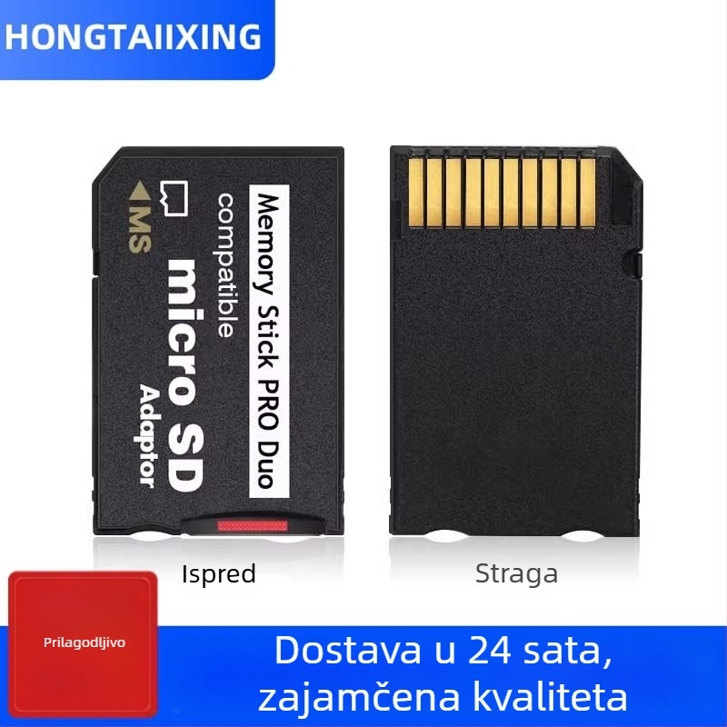 PSP Memory Stick adapter za TF karticu – USB 2.0, Univerzalni PSV1000/2000 kompatibilan, Konverter memorijske kartice