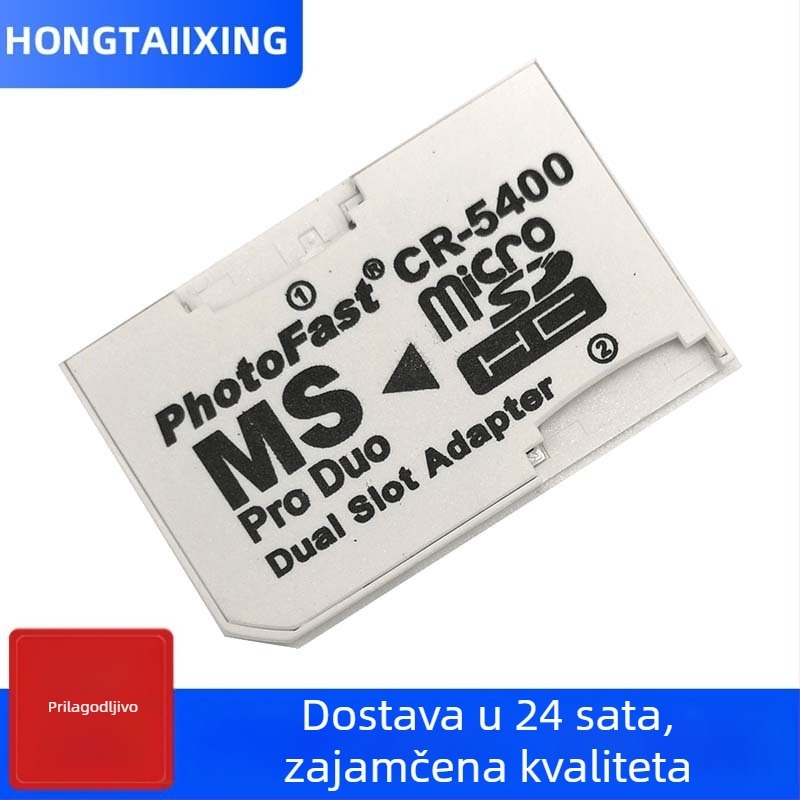 PSP Memory Stick adapter za TF karticu – USB 2.0, Univerzalni PSV1000/2000 kompatibilan, Konverter memorijske kartice