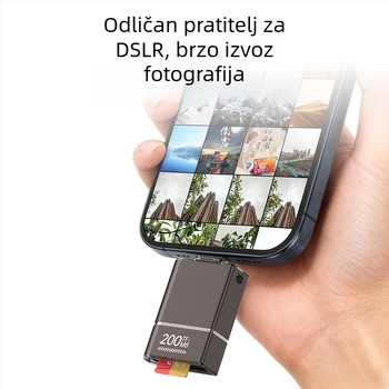 SYRUI Sy-238 USB-C Čitač TF kartica OTG, 200 MB/s Visoka brzina