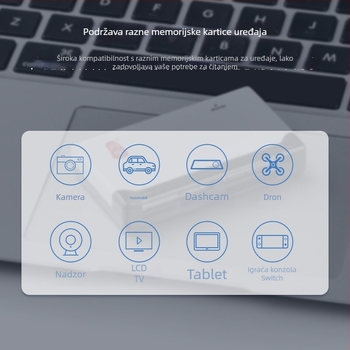 C235 USB 2.0 šest u jednom čitač kartica – podržava CF/SD/SDHC/TF/MS/M2/XD