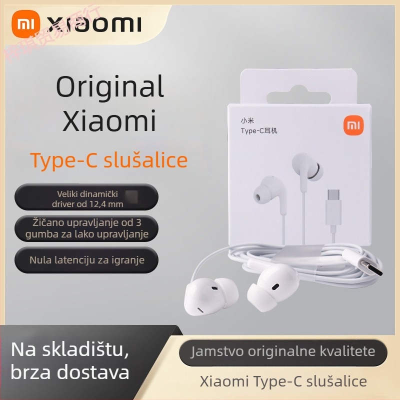 Adapter mikrofona za žične Xiaomi slušalice, kapacitivna tehnologija, žični priključak, duljina kabela 120 cm, univerzalna kompatibilnost
