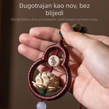 Privjesak za automobil – drveni, kineski tradicionalni stil, unutarnja dekoracija