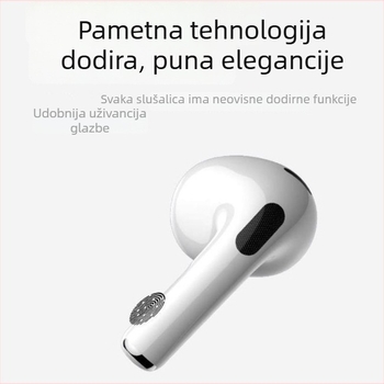 Apple-kompatibilne bežične slušalice — Bluetooth 5.3, redukcija buke, bežično punjenje, do 8 sati trajanja baterije