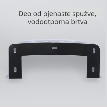 Kvadratični zaštitni pokrov za kameru nadzora — plastični, zidna montaža