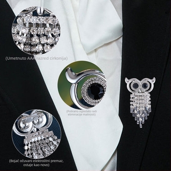 Brosu u obliku životinje, bakar, Liyu Jewelry, unisex, elektroplatiranje, retro stil