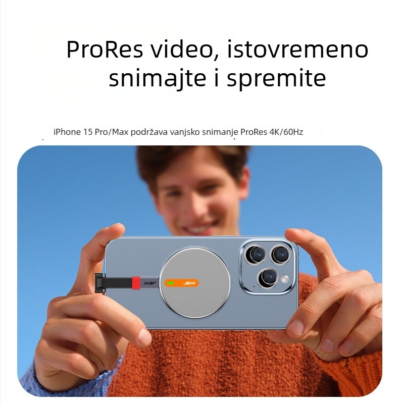 Vanjska kutija M.2 NVMe za Apple iPhone 15 Pro, USB-C, aluminijska legura, 10Gbps, do 4TB