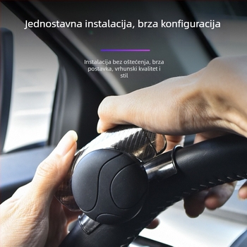 Car Magic ABS + silikon gel kugla za pojačanje volana, univerzalna kompatibilnost, 64 g, dimenzije 750×550
