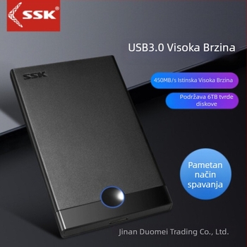 SSK 090 Vanjska kutija za SATA HDD USB 3.0 – Podržava do 6TB