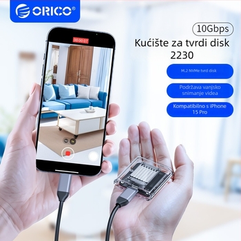 Orico TC20 Vanjska kutija za M.2 NVMe SSD USB-C