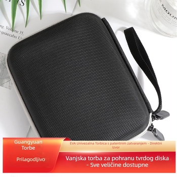 EVA kutija za pohranu 3C elektronike – otpornost na pad, konstrukcija od hladnog presovanja EVA, nosivost 100