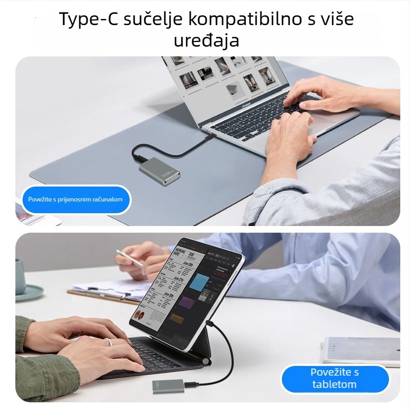 Kućište SSD M.2 2230, aluminijska legura, NVMe, USB 3.2 Gen2 Type-C, 2TB, model M30
