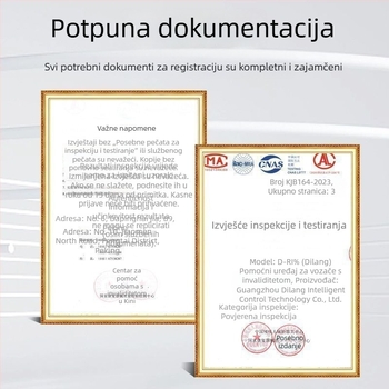 Pomoć pri upravljanju volanom, model C5, za osobe s oštećenjem gornjih udova; marka Nothing.