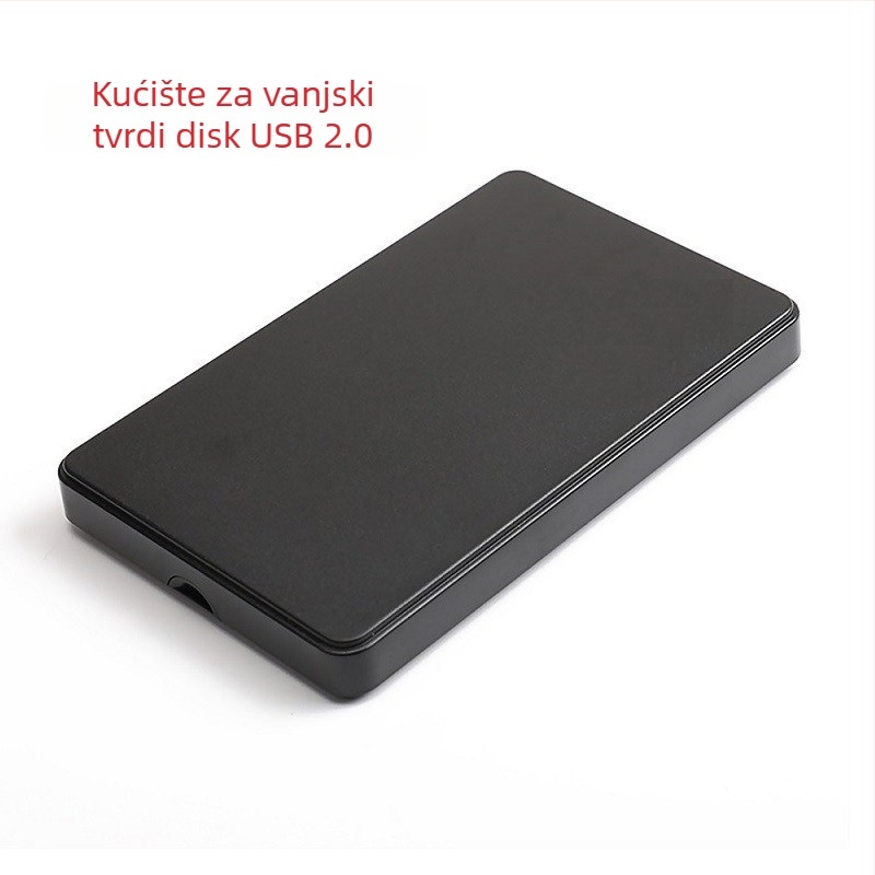Vanjska kućica SATA za notebook HDD, USB 2.0, ABS kućište, OEM proizvodnja, 1 godina jamstva
