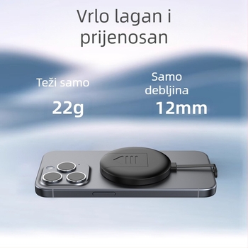 M.2 NVMe & NGFF magnetska USB-C kutija za SSD, do 2TB, 10Gbps, ABS kućište