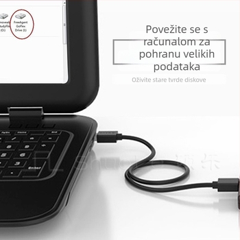 Kućište za tvrdi disk od 3,5 inča, aluminijska legura, USB 3.0, do 3TB, brzina prijenosa 5 Gbps