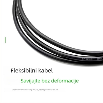 USB kabel za prijenos podataka USB A–USB A, duljine 1,5 m, USB 2.0, za PC i vanjski tvrdi disk