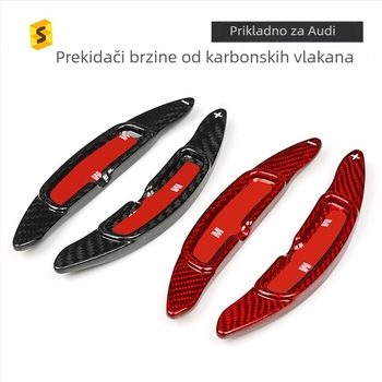 Paličice za prebacivanje brzina od karbonskih vlakana za Porsche Taycan, Macan i 911 — Sha Sha, Bez logotipa, Ovlaštena privatna marka