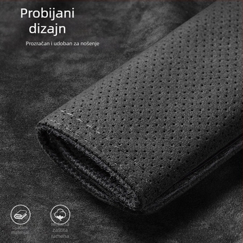 Zaštitne jastučice za pojas sigurnosti automobila za prednja i stražnja sjedala, zaštita od gušenja vrata i ramena, prošireni set (Marka: Keshunjie; Materijal: Suede)
