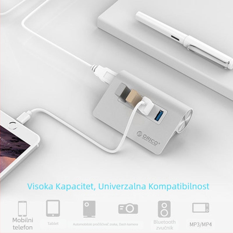 Orico USB 3.0 1-na-4 HUB ORICO-M3H4-V1-SV-BP