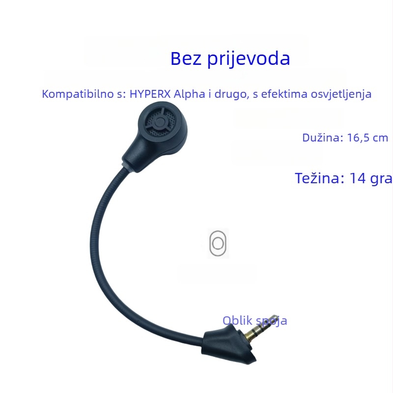 Boom mikrofon za HyperX Alpha S slušalice