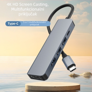 5-u-1 USB-C docking stanica s HDMI PD 100W