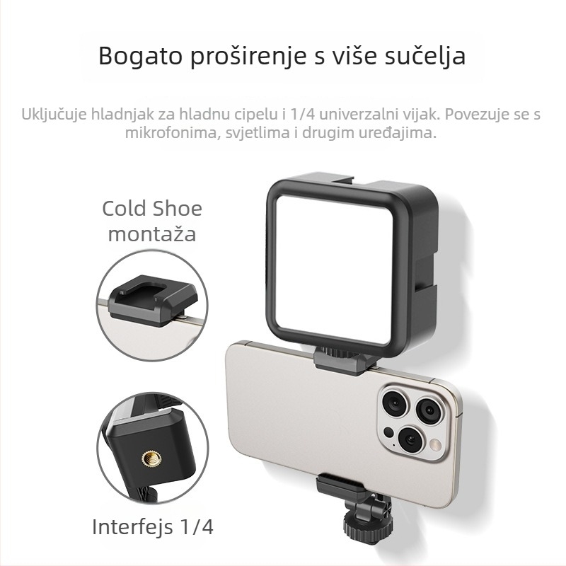 Višestruki držač za telefon s 360° rotacijom i hladnom cipelom - Wadeu, Model: Pop the mobile phone holder individually, ABS