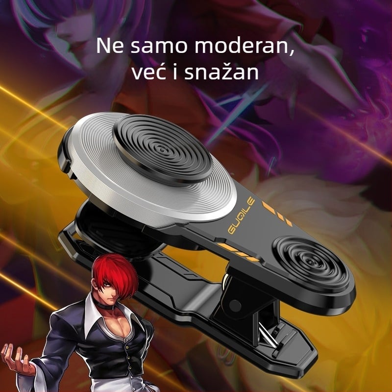 King of Glory Bežični joystick za mobilne igre – kontroler za dodirni zaslon (PVC kućište)