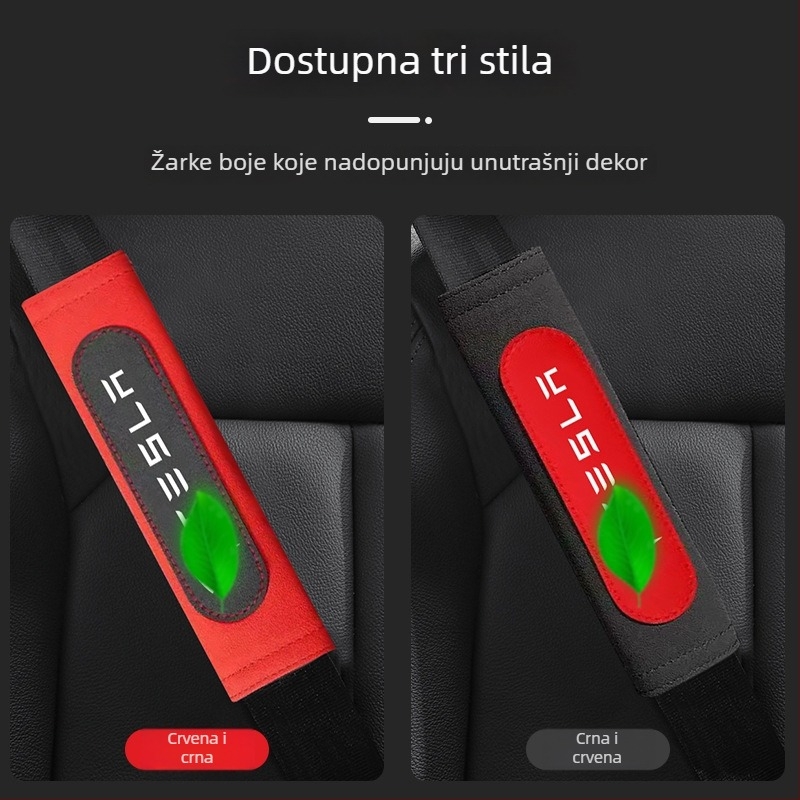 Set jastučića za sigurnosni pojas automobila – zaštita za sve sezone uz logotip