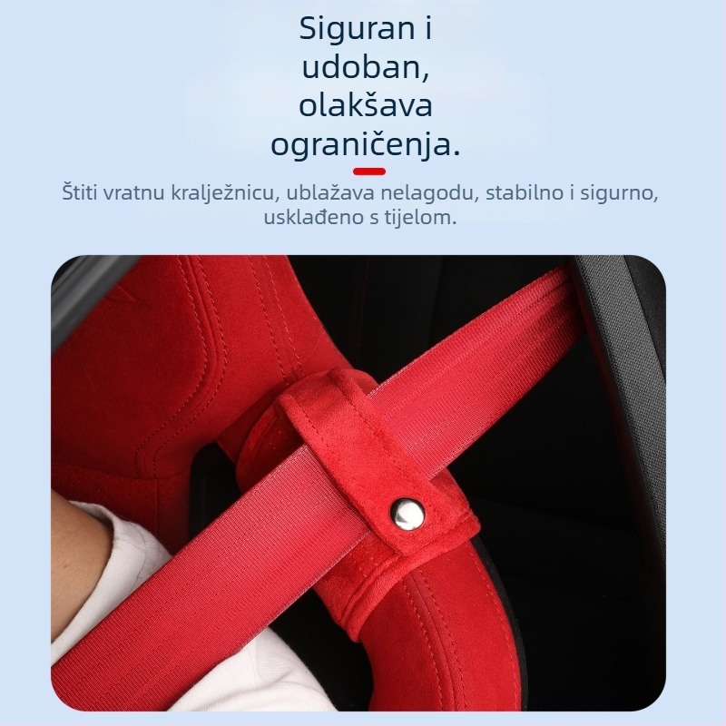 Honda Civic FL5 11. generacije: zaštitni poklopac sigurnosnog pojasa s ramenskom jastučnicom od velura i prilagodbenim položajem